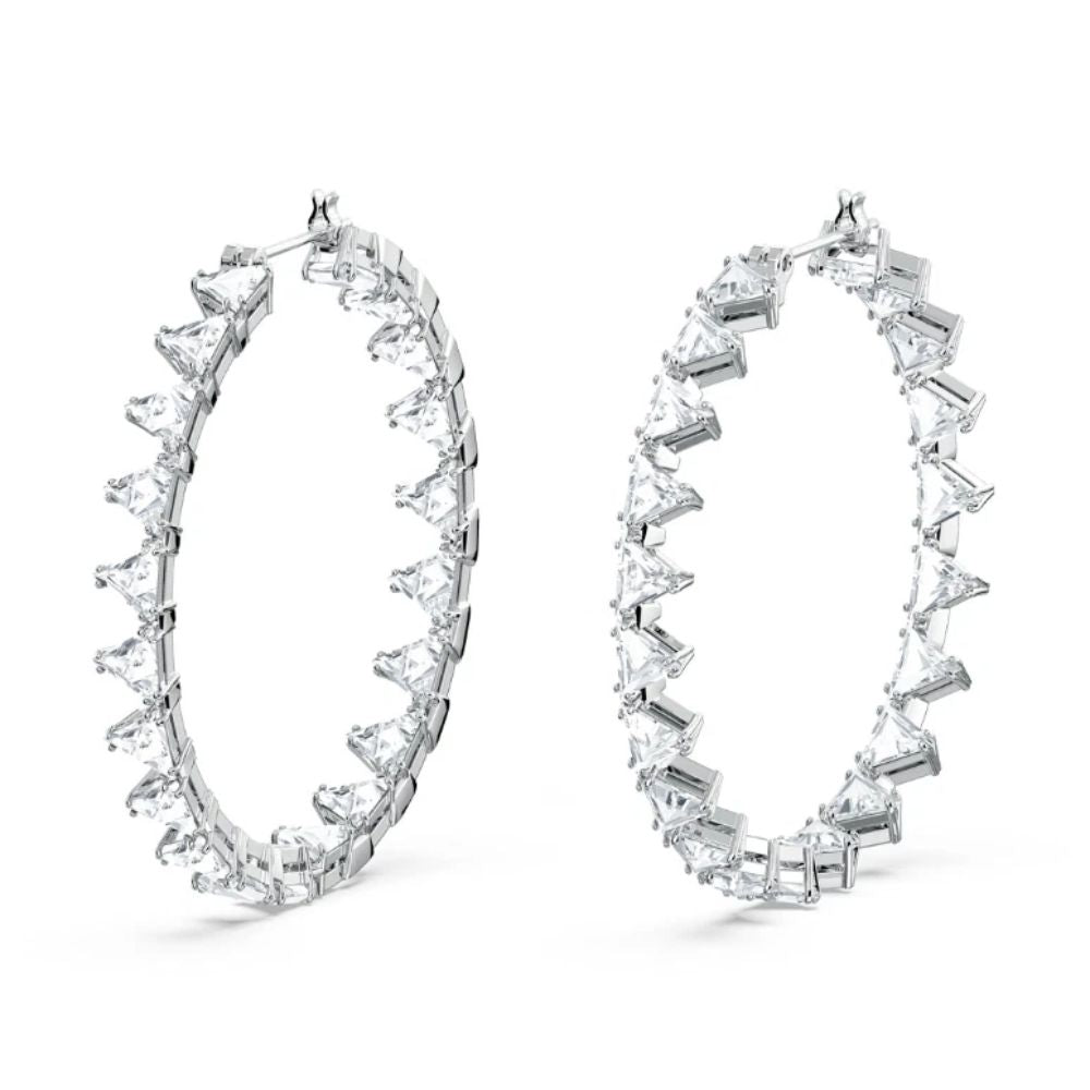 swarovski-ortyx-hoop-earrings-triangle-cut-white-rhodium-plated-5602230