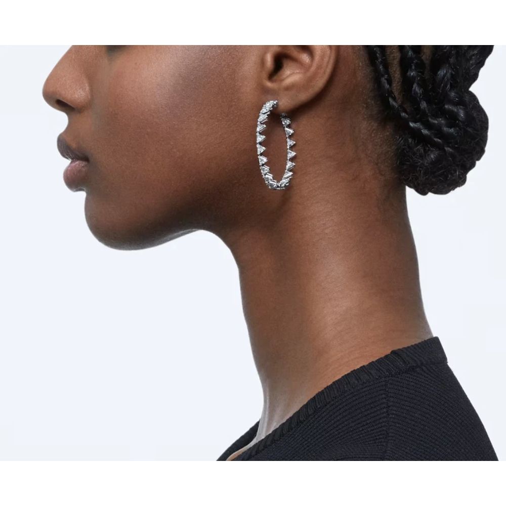 swarovski-ortyx-hoop-earrings-triangle-cut-white-rhodium-plated-5602230