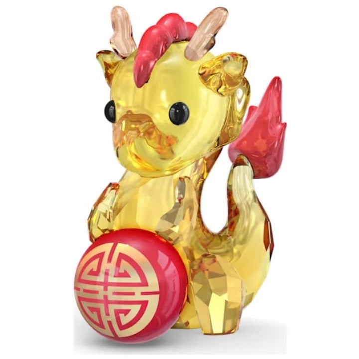 Swarovski Crystals Asian Symbol Dragon Figurine